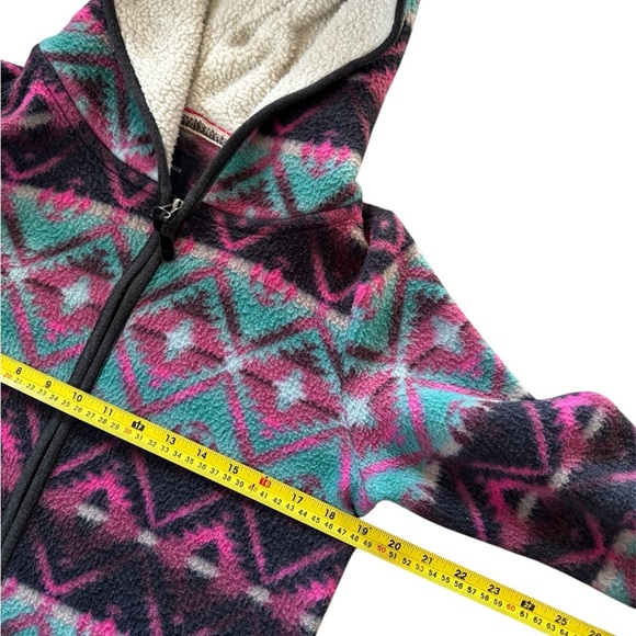 American Eagle Outfitters Women Size Medium Western Full Zip Fleece Sweater - Picture 3 of 5